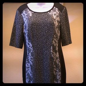 Black and gray dress. Size 12P